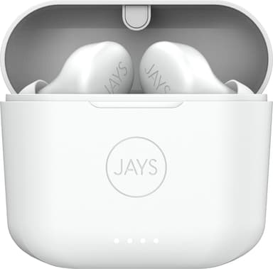 Jays f-Five True Wireless in-ear hörlurar (vit)