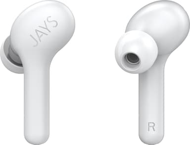 Jays f-Five True Wireless in-ear hörlurar (vit)