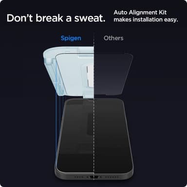 Spigen iPhone 12/iPhone 12 Pro Skärmskydd GLAS.tR EZ Fit 2-pack