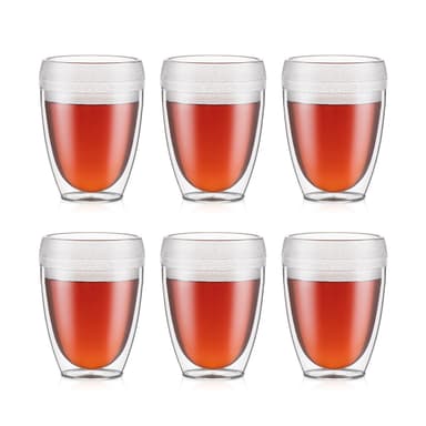6 st dubbelväggiga tumblerglas Bodum PAVINA OUTDOOR