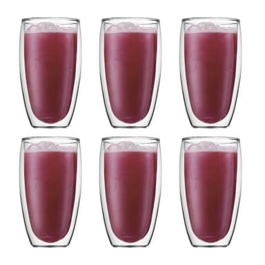 6 st glas Bodum PAVINA