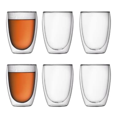 6 st glas Bodum PAVINA