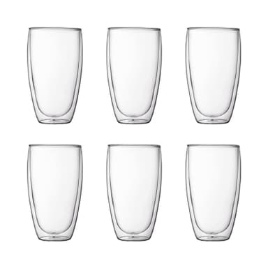 6 st glas Bodum PAVINA
