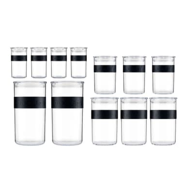 4 x 0,25 / 3 x 0,6 / 3 x 1L / 2 x 2L Bodum PRESSO