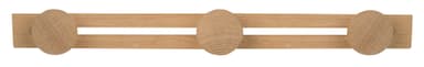 Knopplist med 3 × Ø 45 mm-knoppar - ek