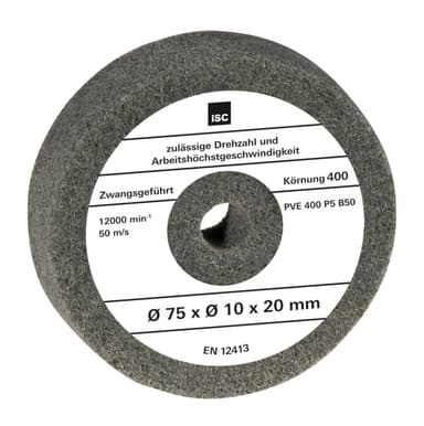 Polerskiva 75x10x20 mm, tillbehör bänkslipmaskin