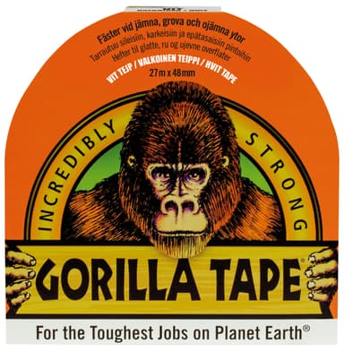 Gorilla Glue tejp, vit, 27 m × 48 mm