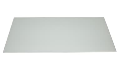 Stänkskiva vit frostat härdat glas 600x300 mm