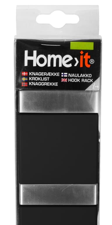 Knopplist 4-knopp FLEX - svart