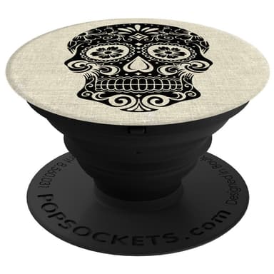 Popsockets mobilhållare (sugarskull on linen)
