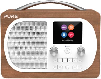 Pure Evoke H4 DAB+/FM-radio (valnöt)