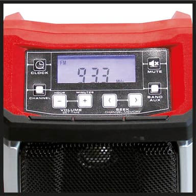 FM-/AM-radio med AUX-ingång, 18 V Li-jon Solo - TE-CR 18