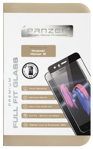 Panzer Huawei Honor 9 skärmskydd (svart)