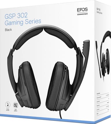 EPOS | Sennheiser GSP 302 gaming headset (svart)