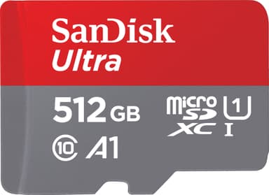 Sandisk Ultra 512GB mSDXC minneskort