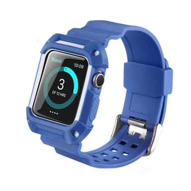 Apple Watch 38mm Armor Case med Armband - Blå