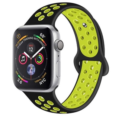 EBN Sport Armband Apple Watch 4 (40) - Svart/gul