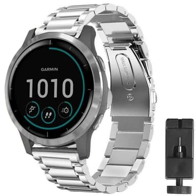 Armband rostfritt stål GARMIN VivoActive 4 - Silver