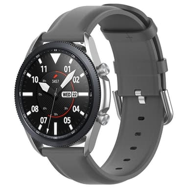 Läder Armband Samsung Galaxy Watch 3 (41mm) - Grå