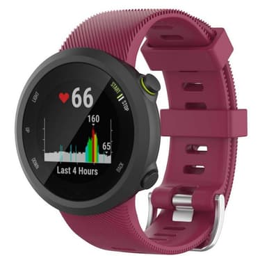 Sport Armband Silikon GARMIN Forerunner 45 (42mm) - Vinröd