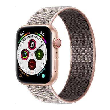 Apple Watch 5 (44mm) Nylon Armband - Pink Sand