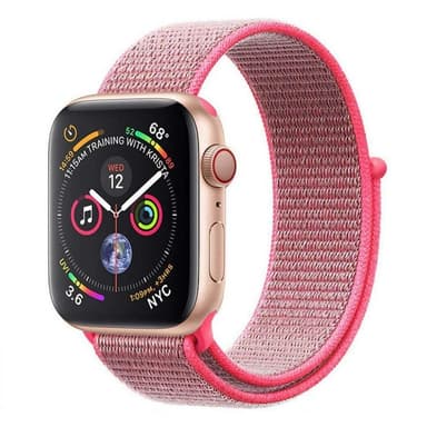 Apple Watch 4 (44mm) Nylon Armband - Hot Pink
