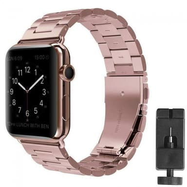 Armband rostfritt stål Apple Watch 42mm - Rosè