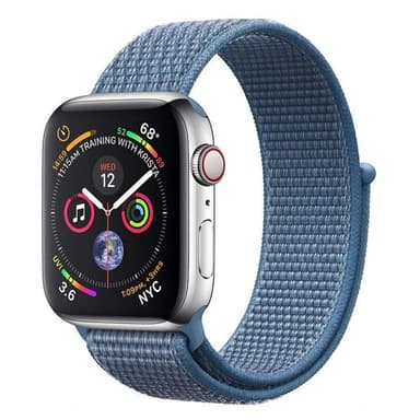 Apple Watch 4 (44mm) Nylon Armband - Cap Cod Blue