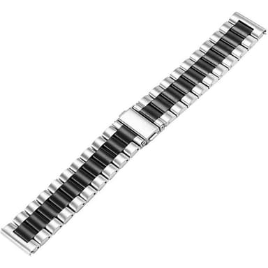 Armband rostfritt stål GARMIN VivoActive 4 - Sv/Silver