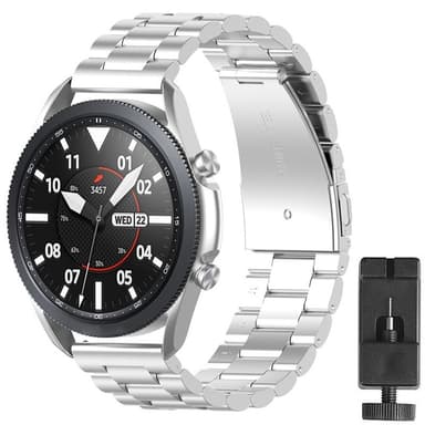 Armband rostfritt stål Samsung Galaxy Watch 3 (45mm) - Silver
