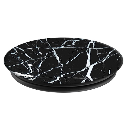 PopSockets mobilhållare (svart) Black Marble