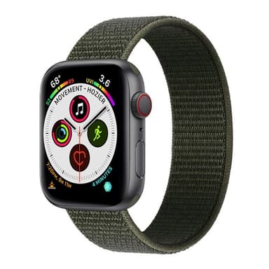 Apple Watch 5 (44mm) Nylon Armband - Military Khaki