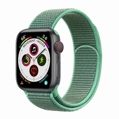 Apple Watch 5 (40mm) Nylon Armband - Spearmint