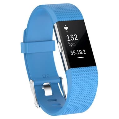 Sport Armband till Fitbit Charge 2 - Ljusblå