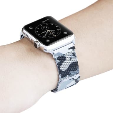 Apple Watch 4 (44) Armband Milanese Camo - Grå