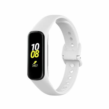 Sport Armband Silikon Samsung Galaxy Fit E (SM-R375) - Vit