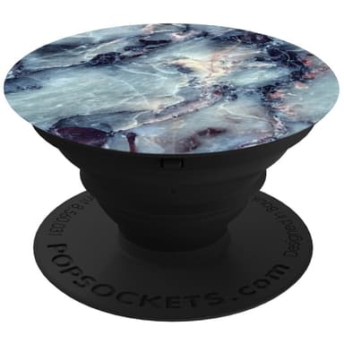 PopSockets mobilhållare (svart) Blue Marble