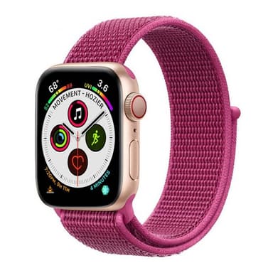 Apple Watch 5 (44mm) Nylon Armband - Dragon Fruit
