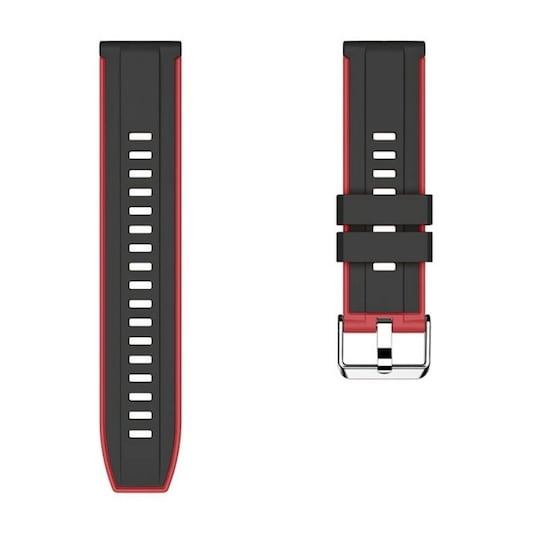 Sport Armband Huawei Watch GT2 (46) - Svart/röd