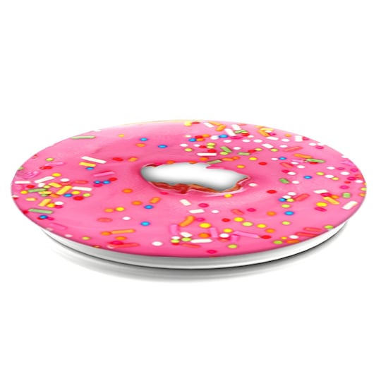 PopSockets mobilhållare (svart) Pink Donut