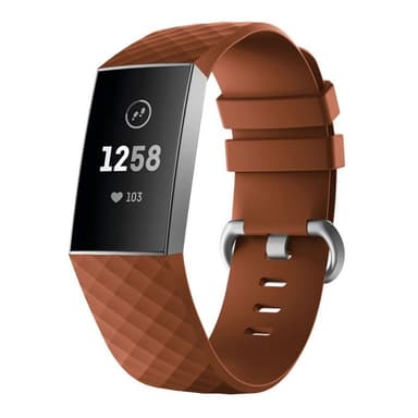 Sport Armband till Fitbit Charge 3 - Brun
