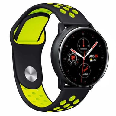 EBN Armband Samsung Galaxy Watch Active 2 - Svart/gul