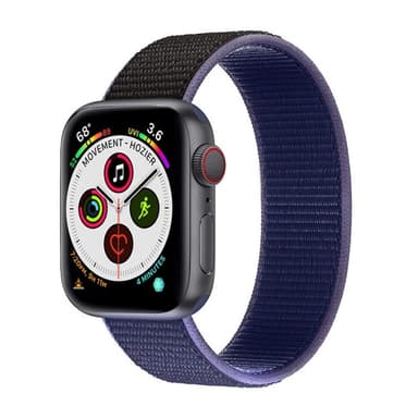 Apple Watch 5 (40mm) Nylon Armband - Midnight Black