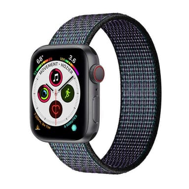 Apple Watch 5 (40mm) Nylon Armband - Glowing Grapes