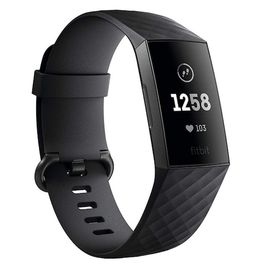Sport Armband till Fitbit Charge 3 - Svart