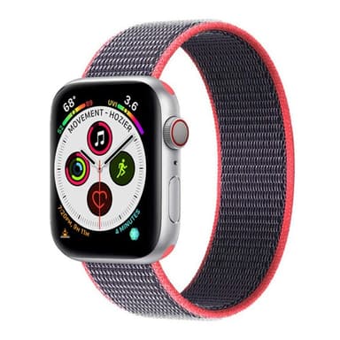 Apple Watch 5 (40mm) Nylon Armband - Electric Pink