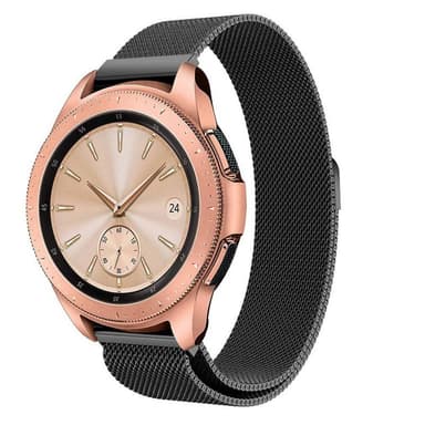 Milanese RSF stål Armband Samsung Galaxy Watch 42mm-Svart