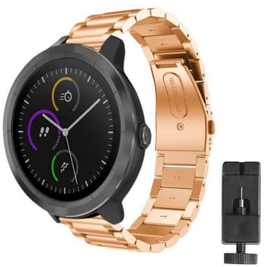 Armband rostfritt stål Garmin VivoActive 3 - Rosè
