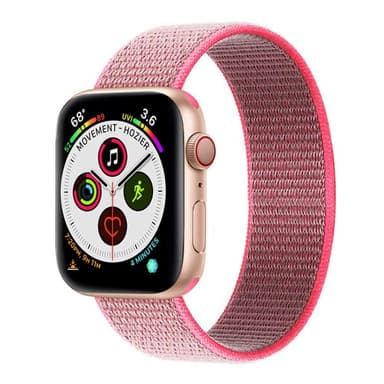 Apple Watch 5 (44mm) Nylon Armband - Hot pink