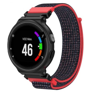 Nylon Armband Garmin Forerunner 220/230/235/620/630/735XT - Röd